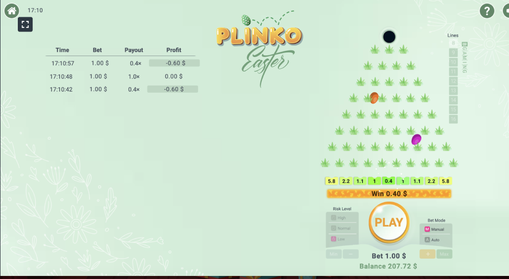 Plinko eggs